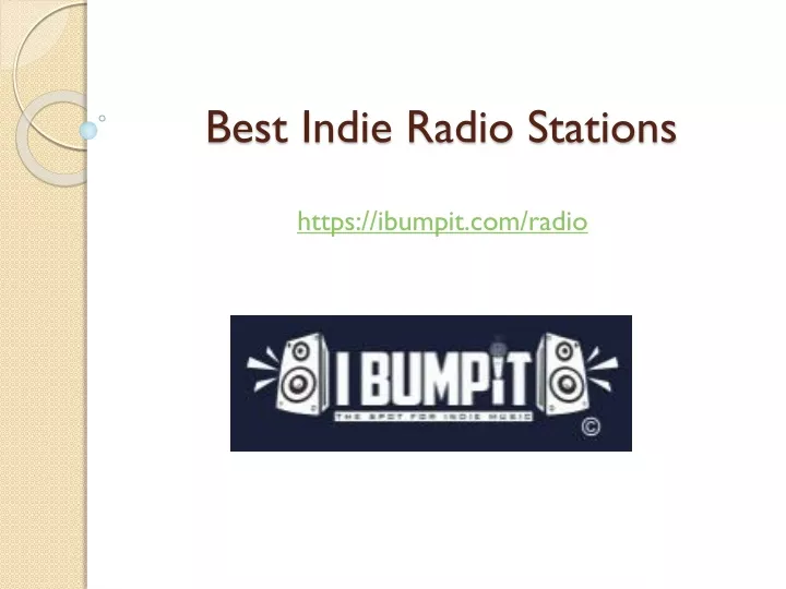 best indie radio stations