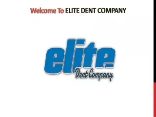 Dent Removal Springfield Missouri - Elite Dent Company