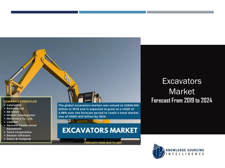 excavators market forecast from 2019 to 2024
