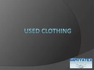 Used Clothes - Samiyatex