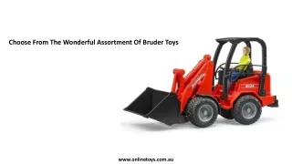 Choose From The Wonderful Assortment Of Bruder Toys