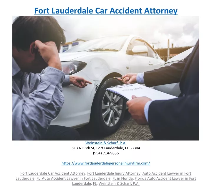 fort lauderdale car accident attorney