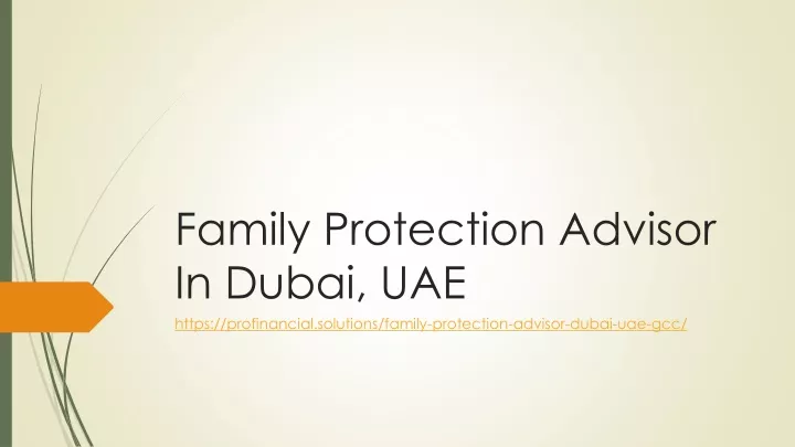 family protection advisor in dubai uae https