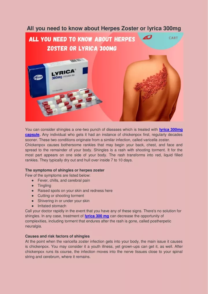 all you need to know about herpes zoster