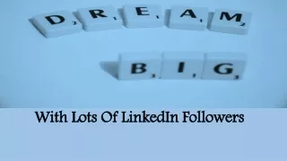 with lots of linkedin followers