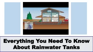 PPT: Everything You Need To Know About Rainwater Tanks