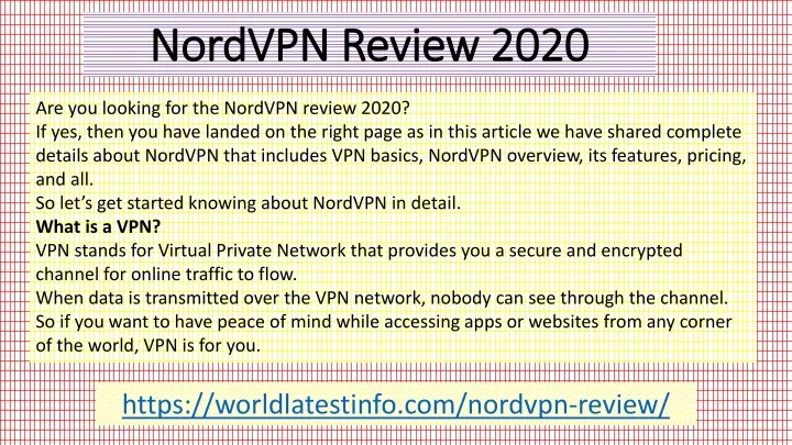 nordvpn review 2020