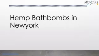 Hemp Bathbombs in Newyork