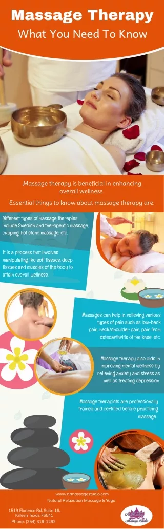 Massage Therapy What you Need To Know