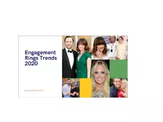 Engagement Rings Trends 2020