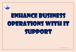 PDF: Enhance Business Operations With IT Support
