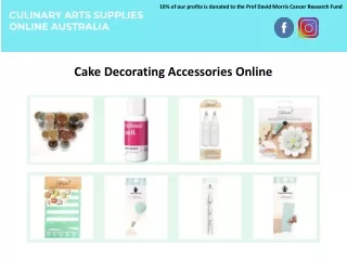 Cake Decorating Accessories Online