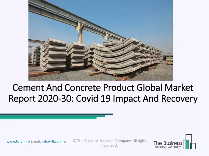 cement and concrete product global market report 2020 30 covid 19 impact and recovery