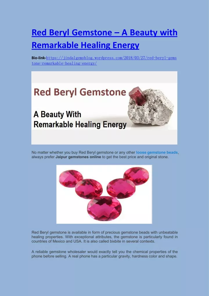 red beryl gemstone a beauty with remarkable