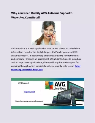 why you need quality avg antivirus support