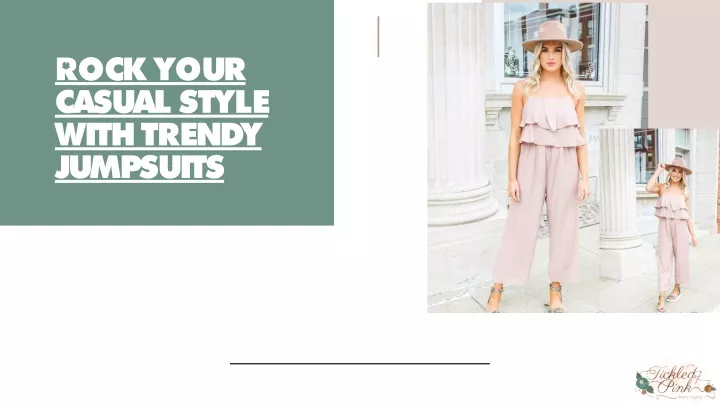 rock your casual style with trendy jumpsuits