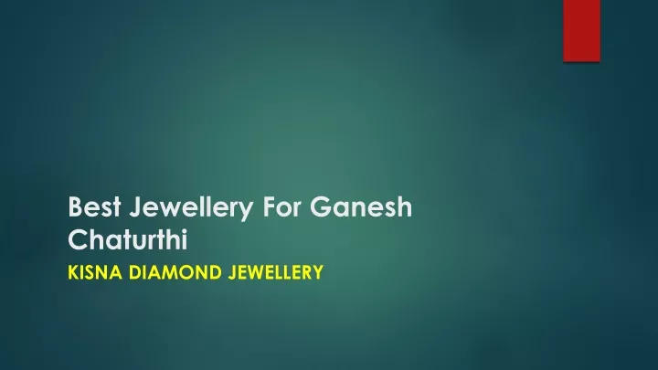 best jewellery for ganesh chaturthi