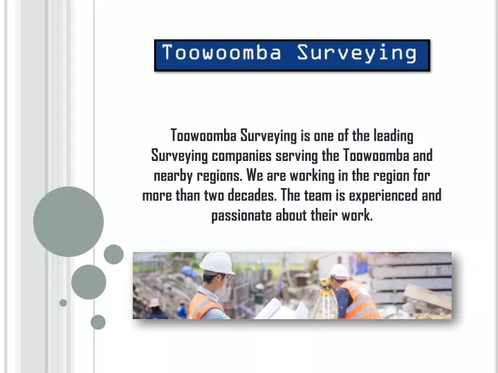 toowoomba surveying is one of the leading