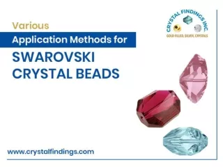 Different Application Methods for Swarovski Crystal Beads