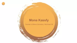 Mona Kassfy (Canada) - A Teacher by Profession
