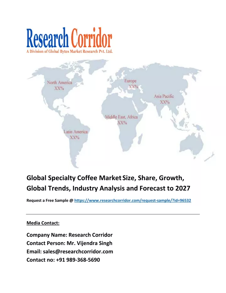 global specialty coffee market size share growth