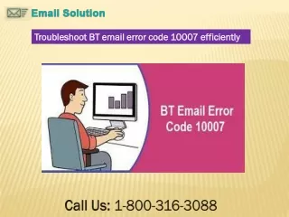 Call 1800-316-3088 How To Fix Troubleshoot BT Email Error Code 10007