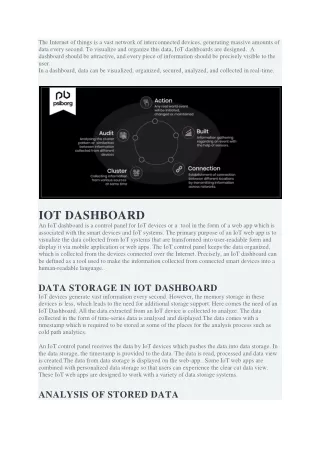 iot dashboard- advantages