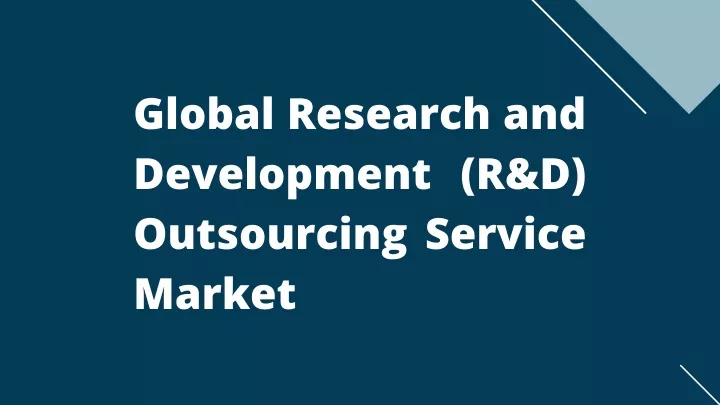 global research and development r d outsourcing