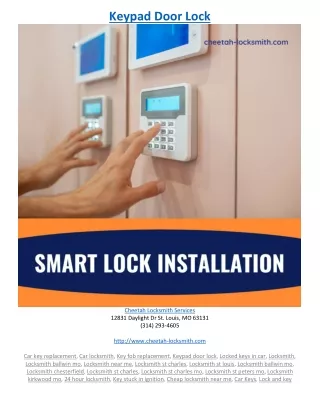 keypad door lock
