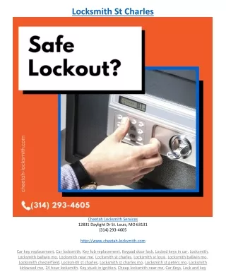 locksmith st charles