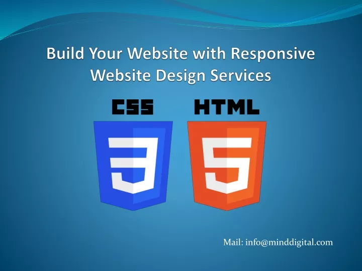 build your website with responsive website design services
