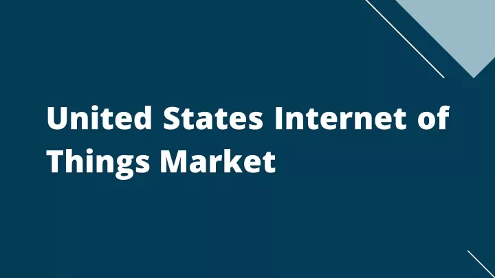 united states internet of things market