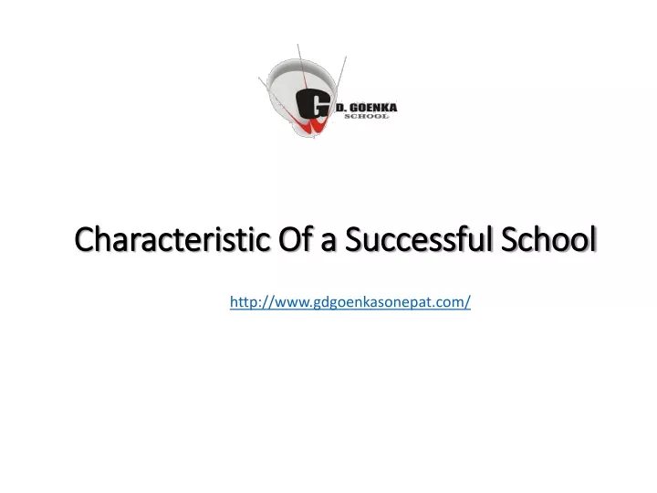characteristic of a successful school