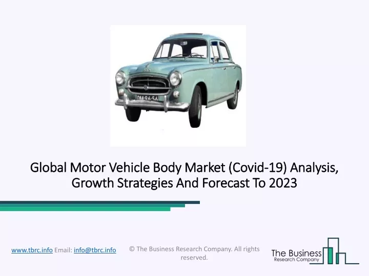 global motor vehicle body market global motor