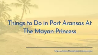 Things to do in Port Aransas - The Mayan Princess