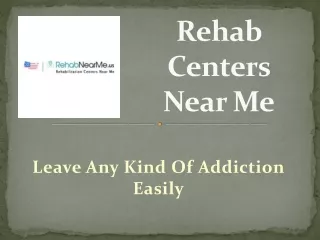 Rehab Centers Near Me