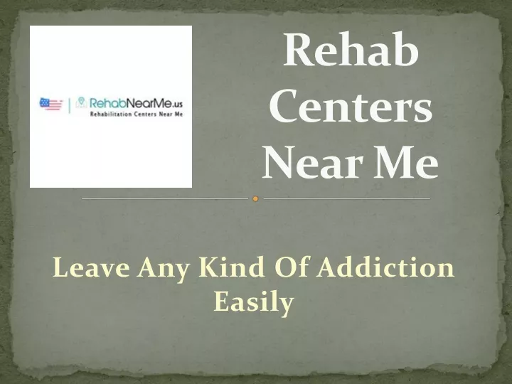 rehab centers near me