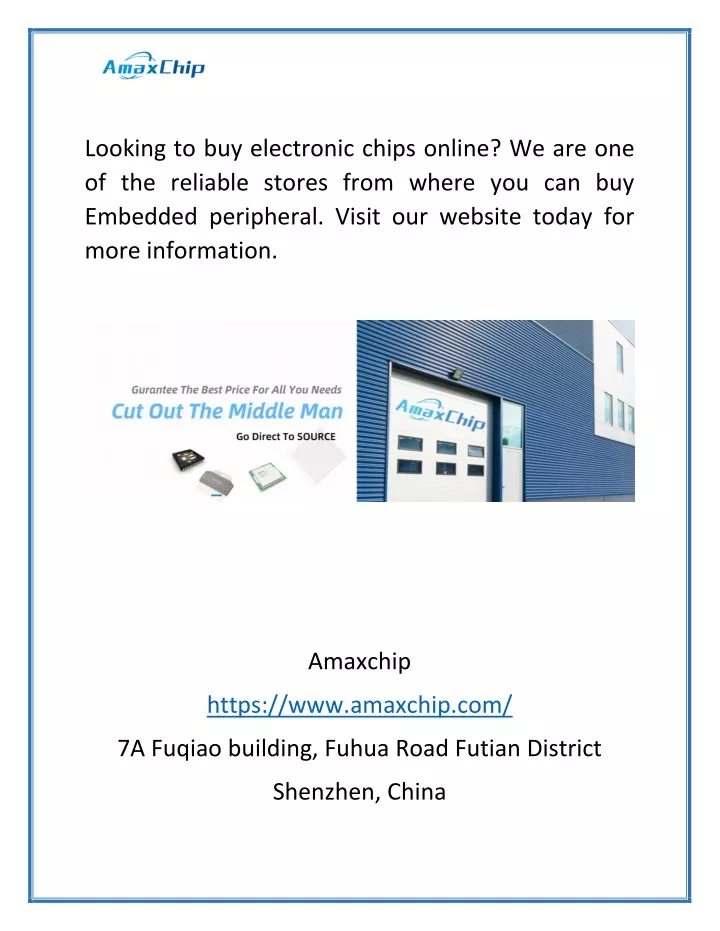 looking to buy electronic chips online