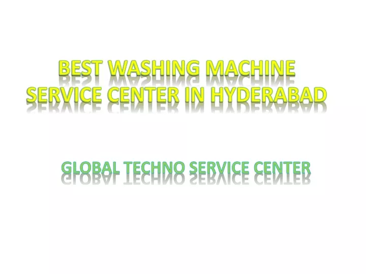 best washing machine service center in hyderabad