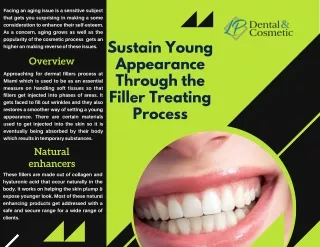 Sustain Young Appearance through the Filler Treating Process