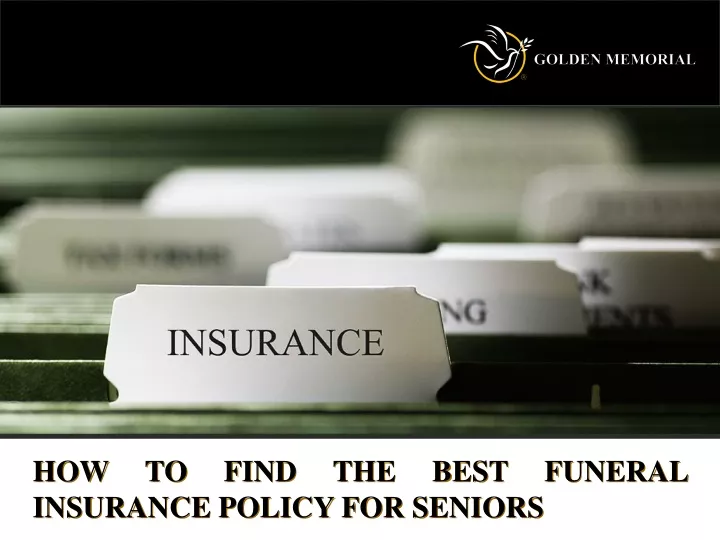 how to find the best funeral insurance policy for seniors