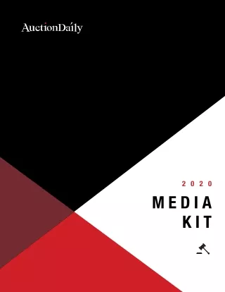 Auction Daily Media kit for Auction House 2020