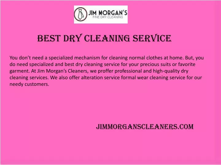 best dry cleaning service