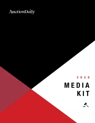 Auction Daily Media kit for Dealer & Gallery 2020