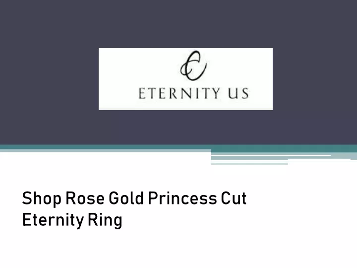 shop rose gold princess cut eternity ring