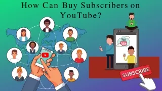 How Can Buy Subscribers on YouTube?