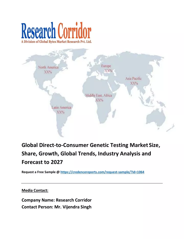 global direct to consumer genetic testing market