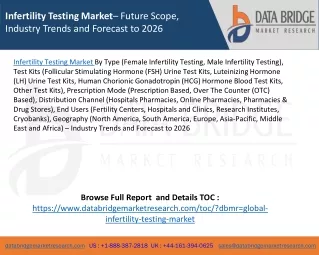 infertility testing market future scope industry