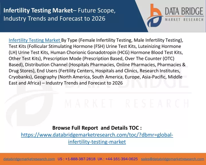 infertility testing market future scope industry