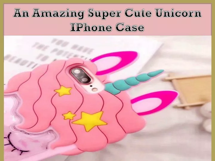 an amazing super cute unicorn iphone case